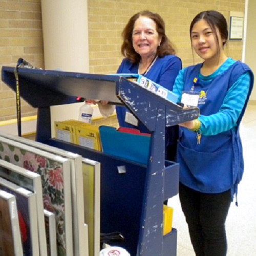 Volunteer Services Art Cart